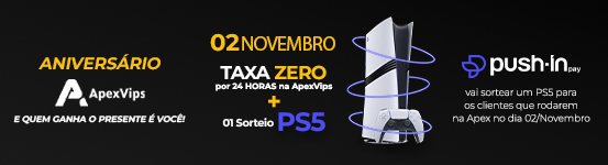 Regulamento — Sorteio PS5  Aniversário APEXVIPS